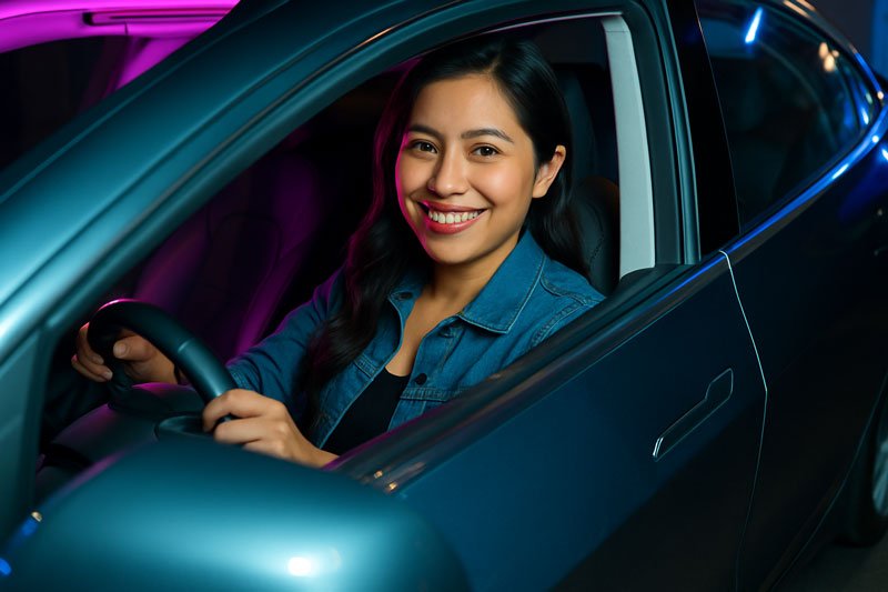 Mujer-latina-feliz-en-carro